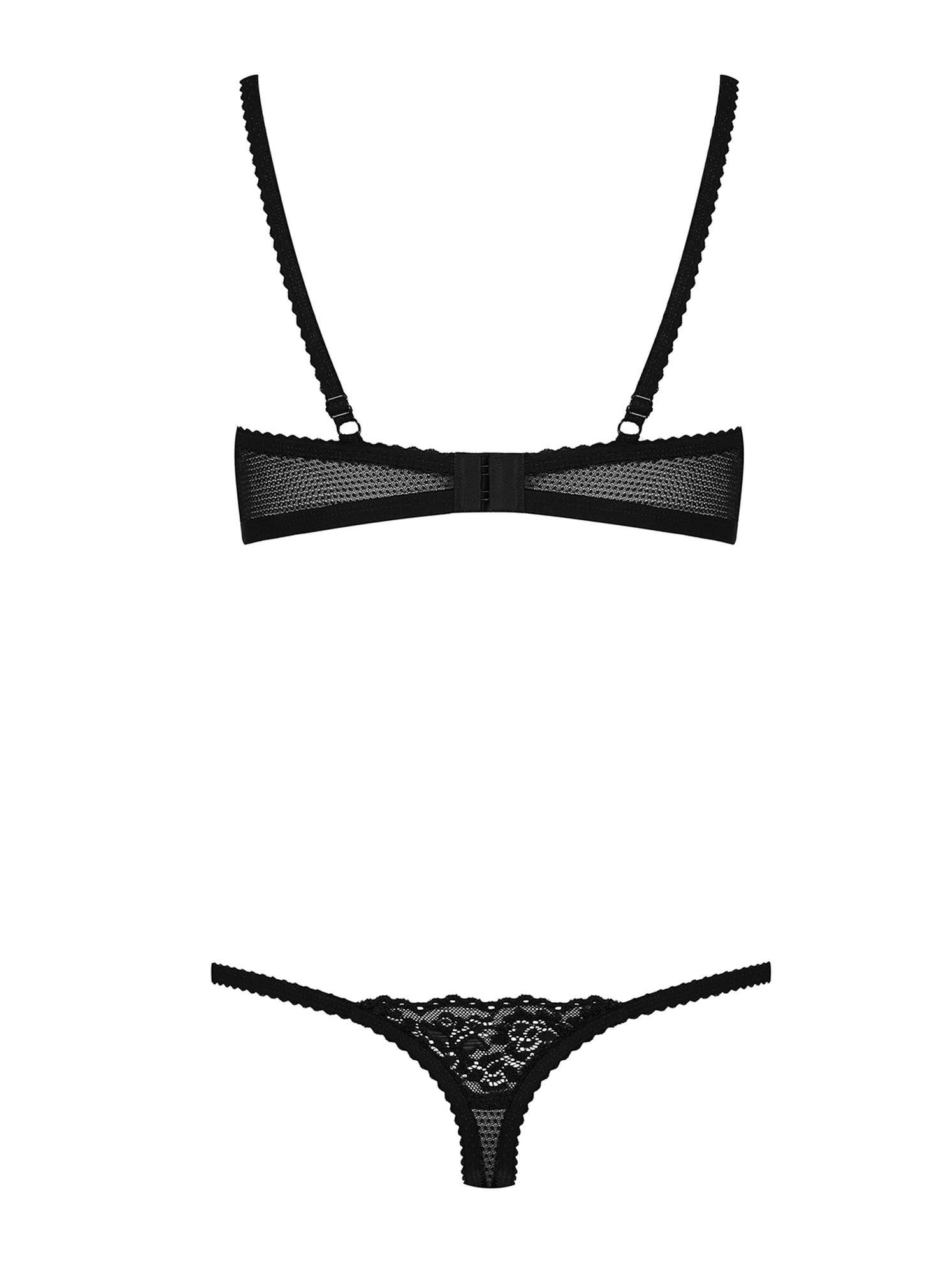 Боди Obsessive 852-TED-1, L/XL (черный)