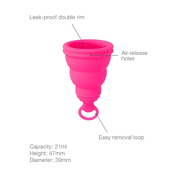 Intimina Lily Cup One -, Różowy, 4.7 cm, 21 ml