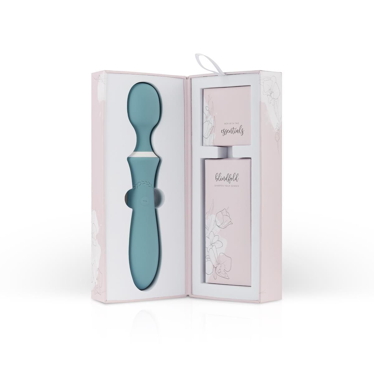 Вибромассажер Bloom Orchid, 22.5 см (бирюзовый)
