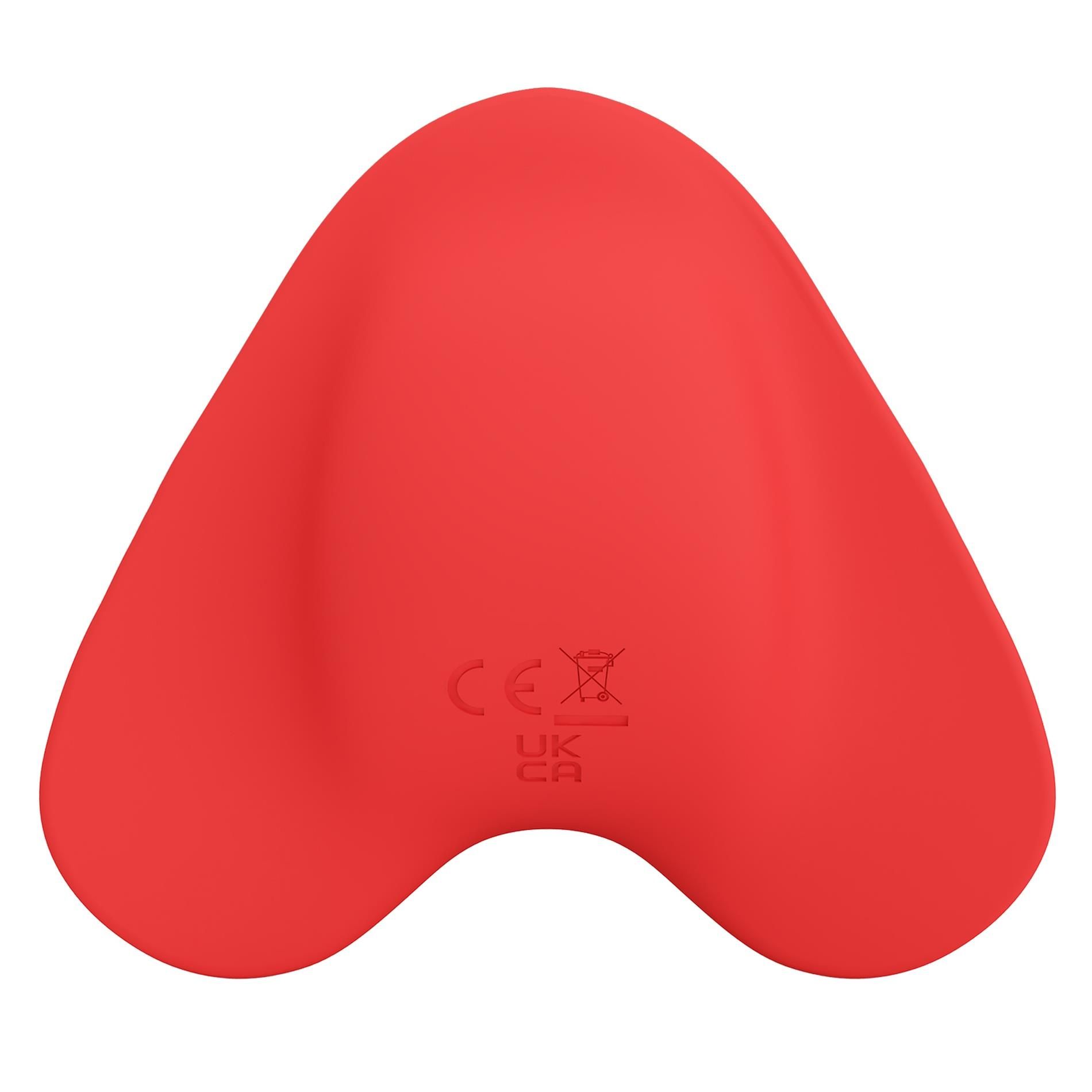 Wibrator na palec Pretty Love Carnation, 7 cm (czerwony)