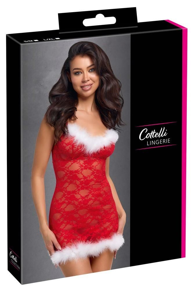 Сорочка Cottelli Lingerie X-Mas, L/XL (красный)