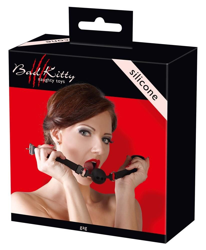 Кляп Bad Kitty Naughty Toys (черный)