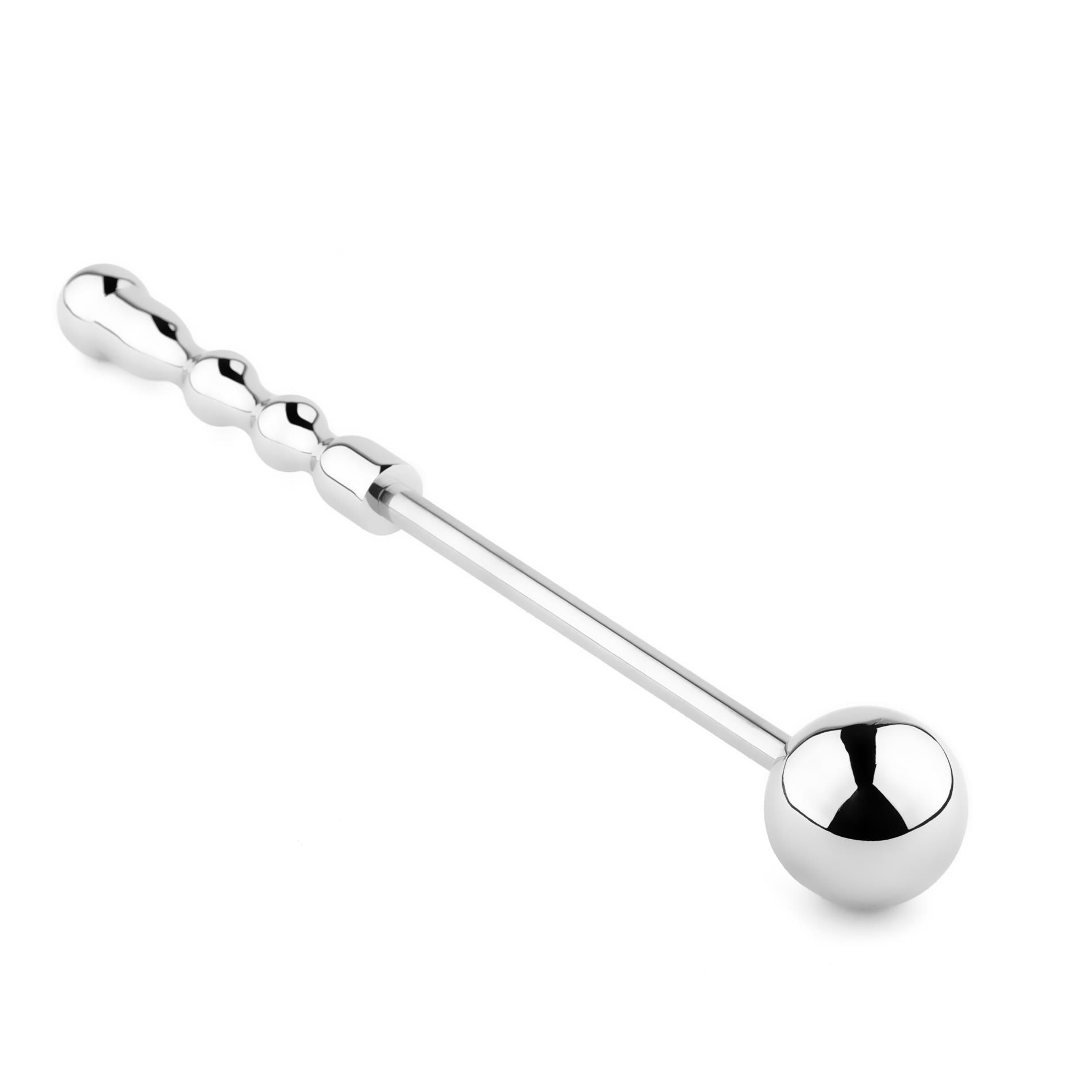 Korek analny B - Series HeavyFun Jewellery № 2, 27.5 cm (srebrny)