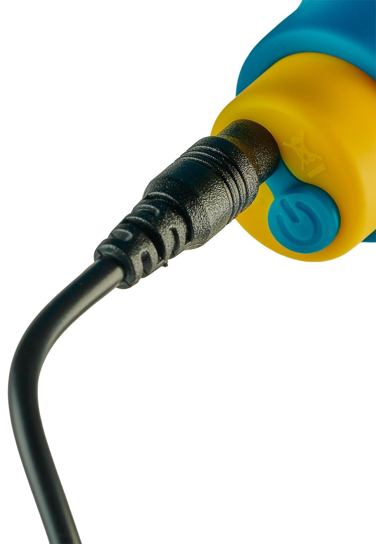 Анальная пробка Dream Toys Wave Buzzer, 10 см (синий)