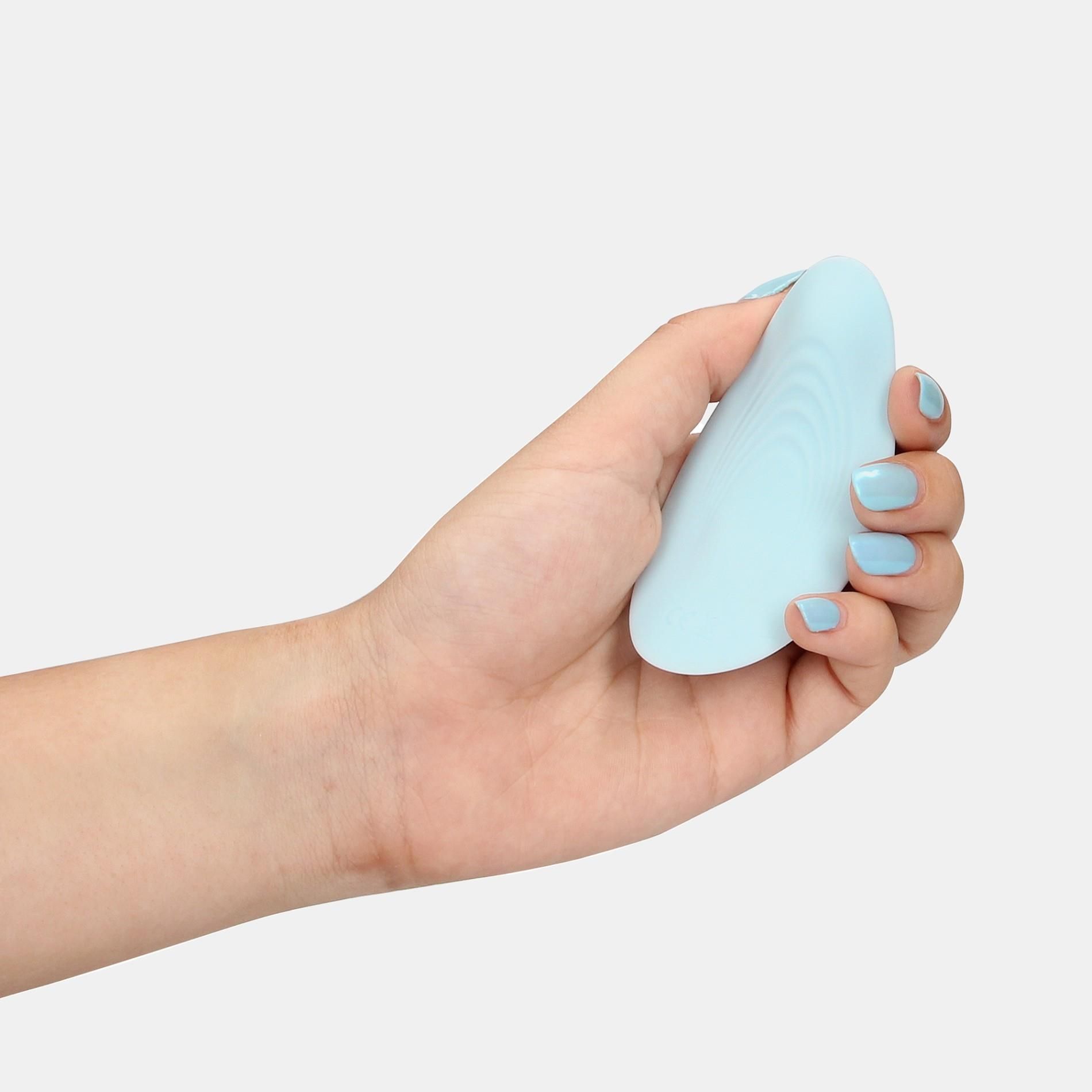 Вибратор в трусики Loveline Arctic Blue, 8.5 см (голубой)