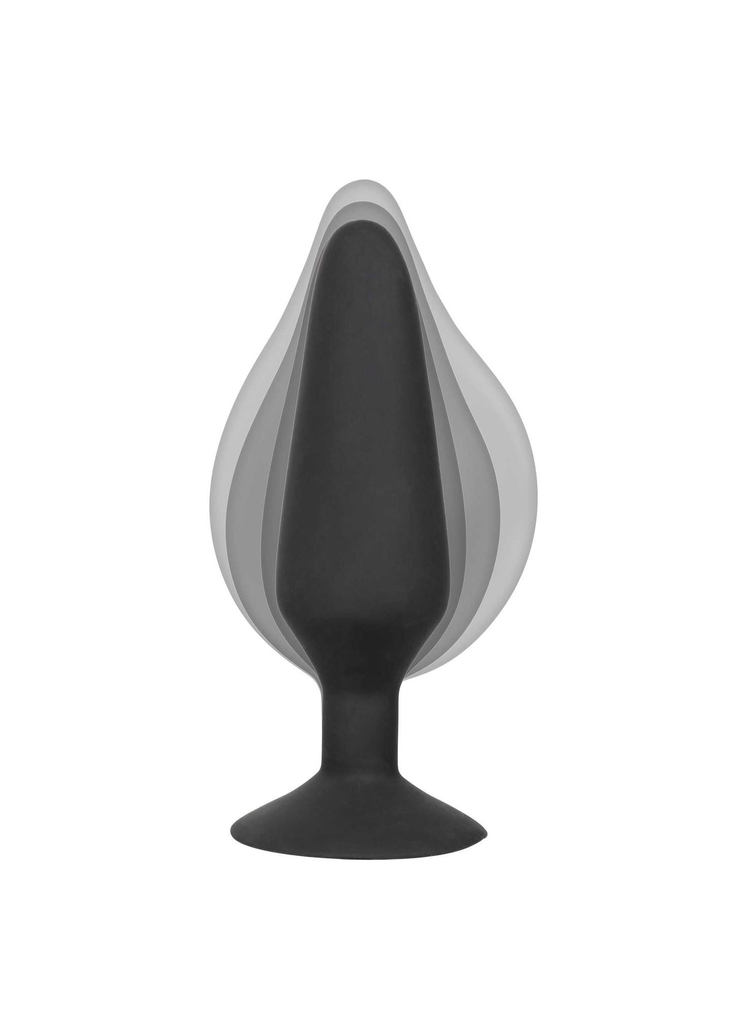 CalExotics Xxxl Pumper Plug - Korek analny, Czarny, 16 cm