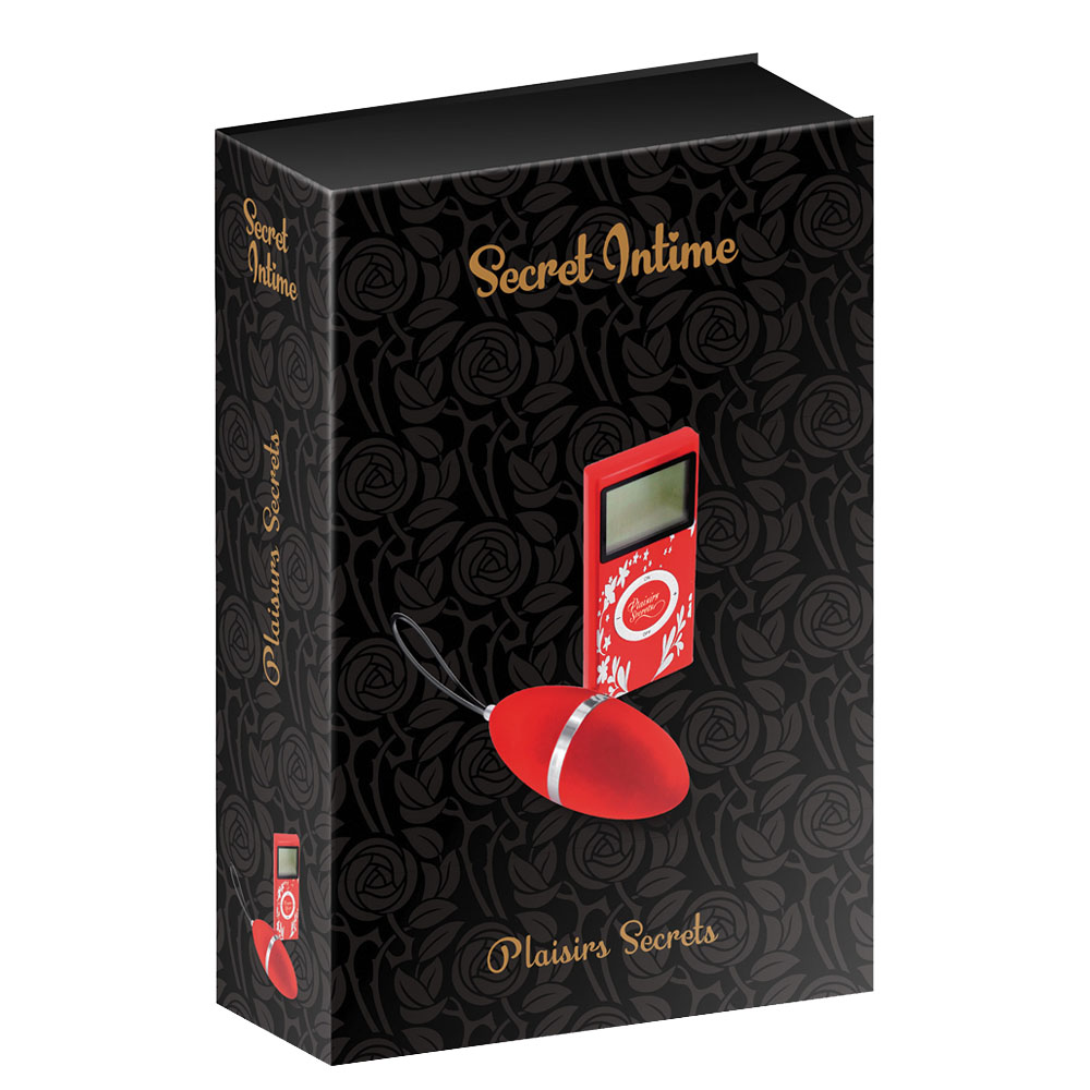 Виброяйцо Secret Intime Plaisirs Secrets, 7.9 см (красный)