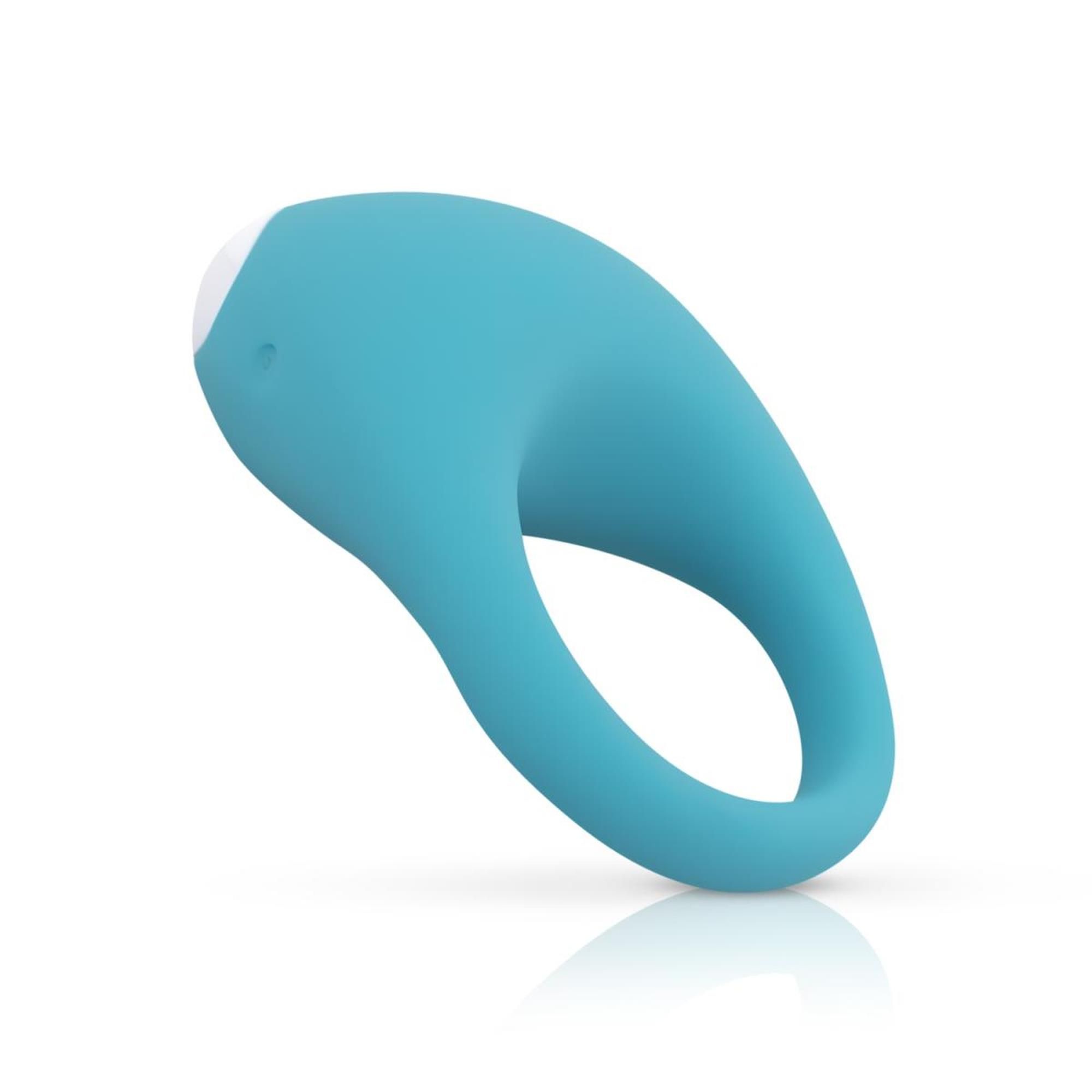 Эрекционное виброкольцо Cala Azul Jose Vibrating Cockring, 3 см (голубой)