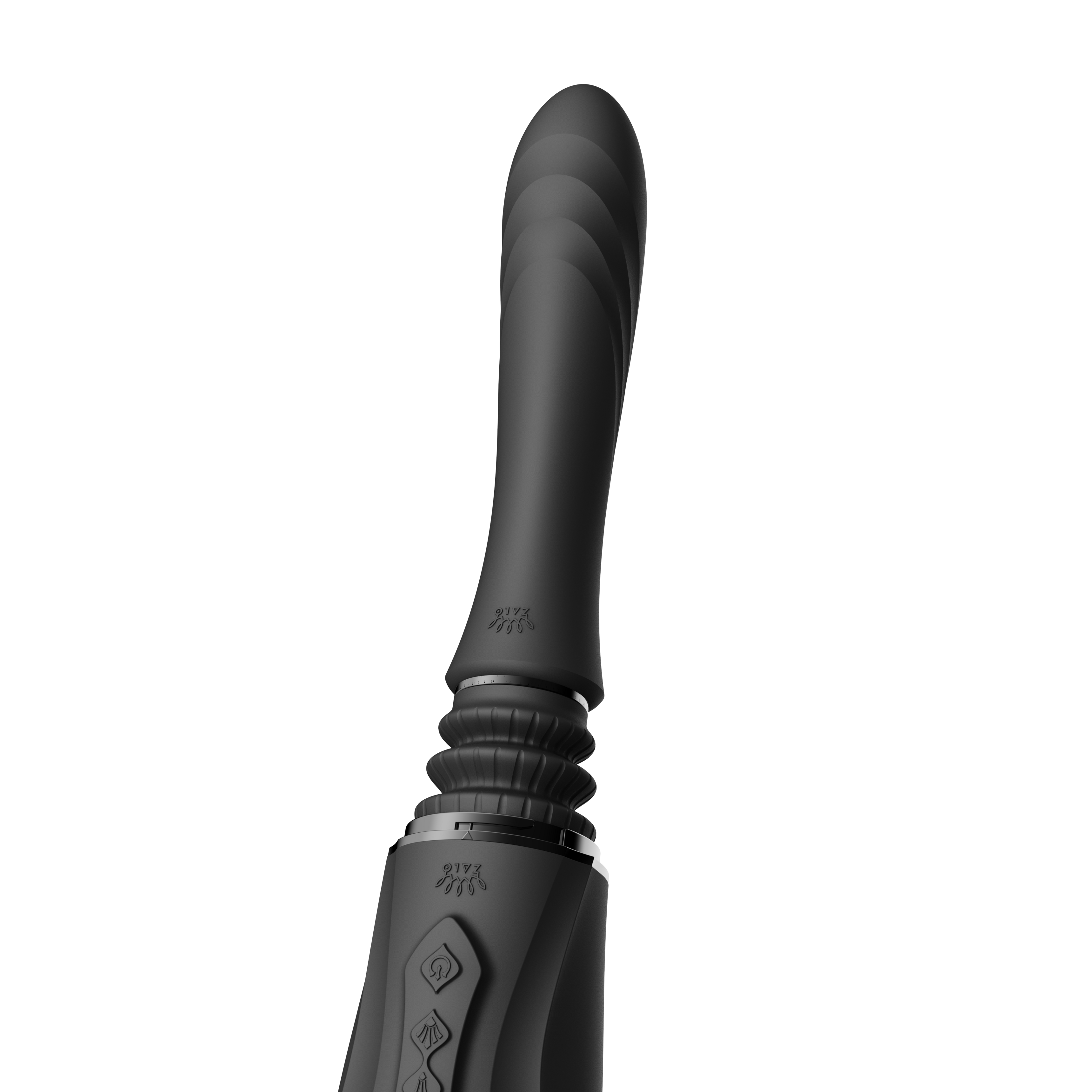 Sex maszyna Zalo Sesh, 19,6 cm (czarny)