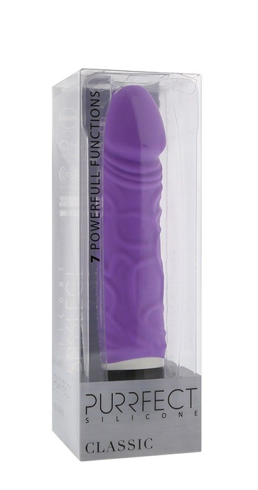 Вибратор Seven Creations Classic Original, 16,5 см (фиолетовый)