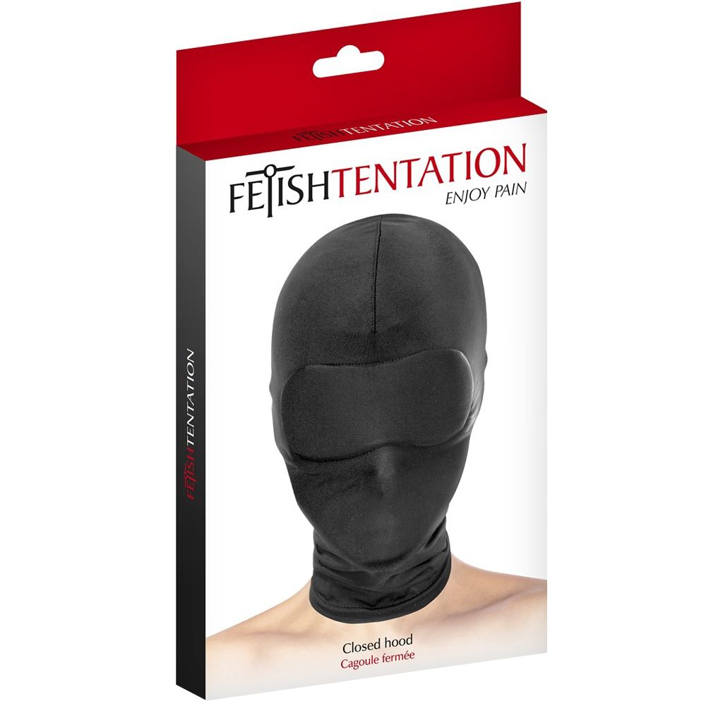 Fetish Tentation Closed Hood -, Czarny, One size
