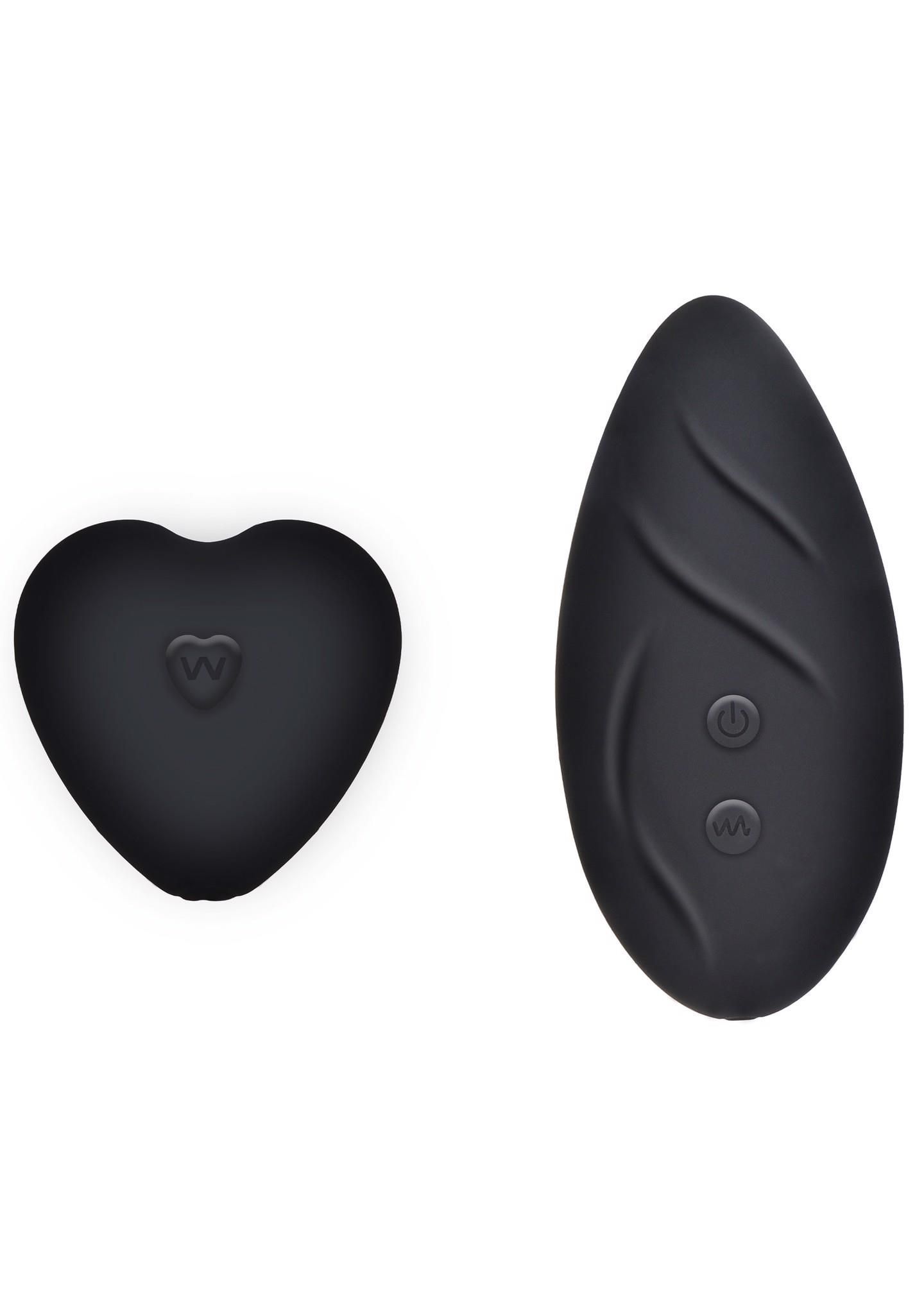 Вибратор в трусики Toy Joy Angel The Divine Panty Pleaser, 9,3 см (черный)