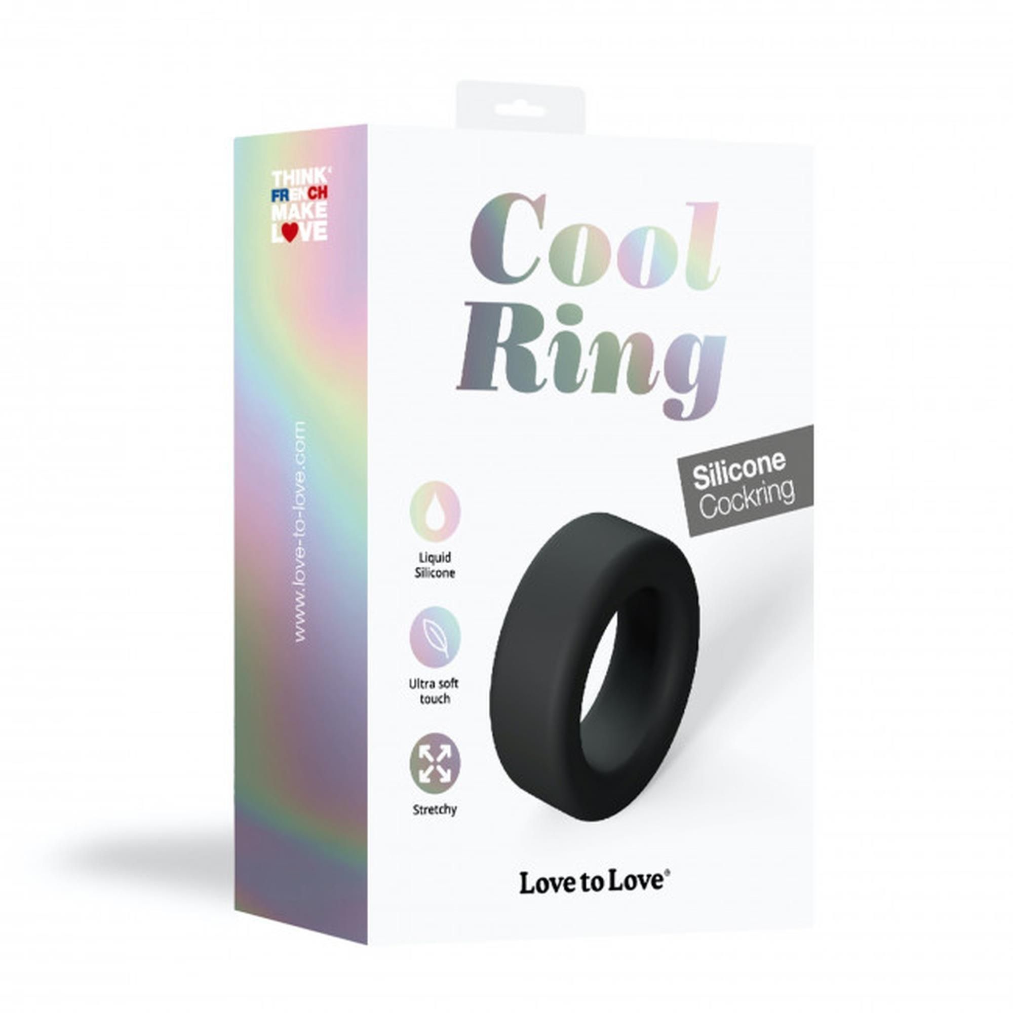 Ерекційне кільце Love To Love Cool Ring (чорний)
