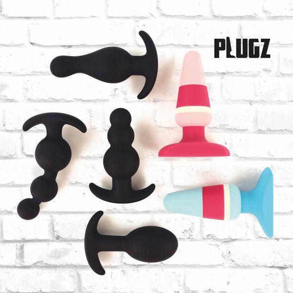 Korek analny FeelzToys Plugz Butt Plug, 7 cm (niebieski)