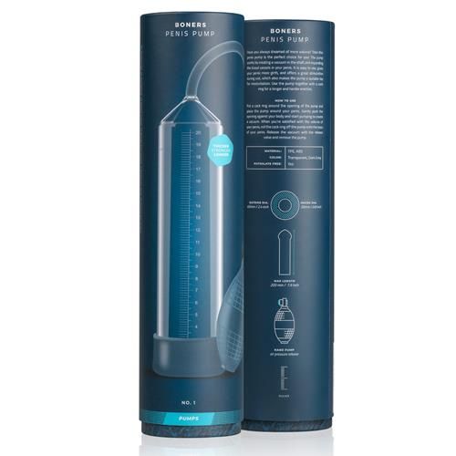 Помпа для пениса Boners Penis Pump No.1, 24 см (прозрачный)