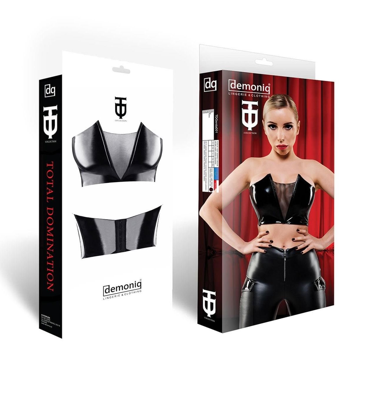 Top Demoniq TDGerda001, XXL (czarny)