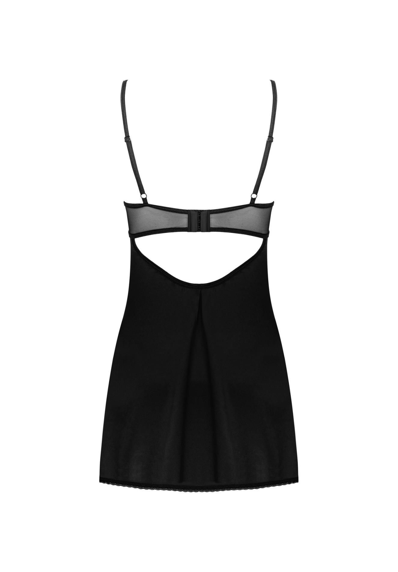 Комплект белья Obsessive Serena Love, M/L (черный)