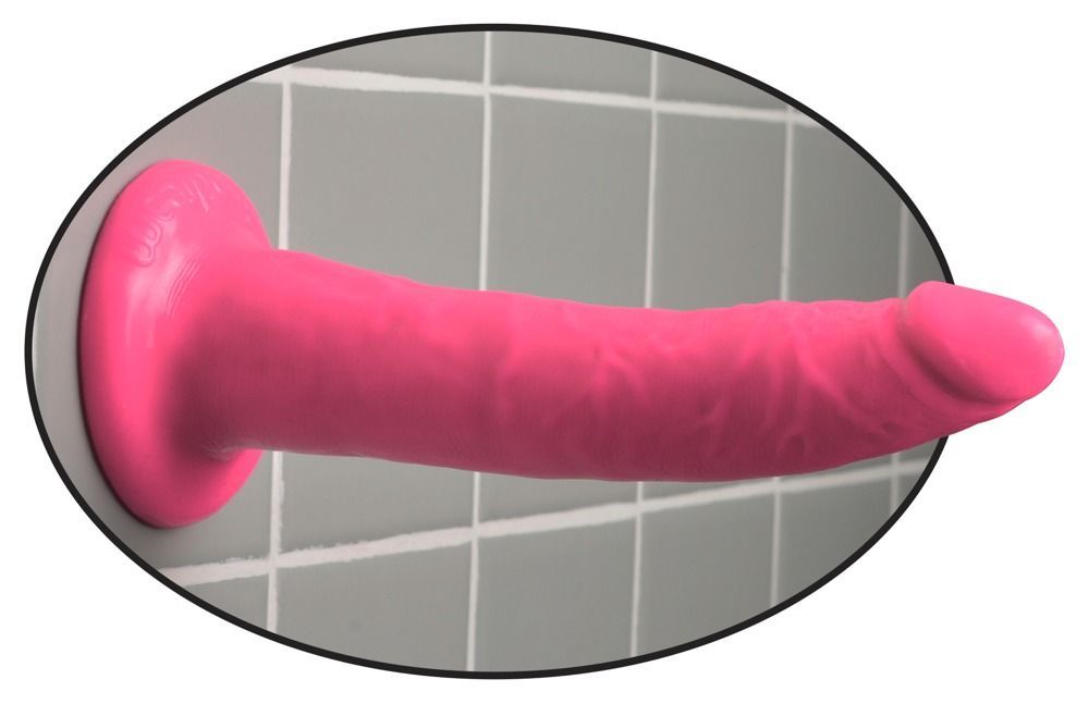 Фаллоимитатор Pipedream Slim Dillio, 19,7 см (розовый)