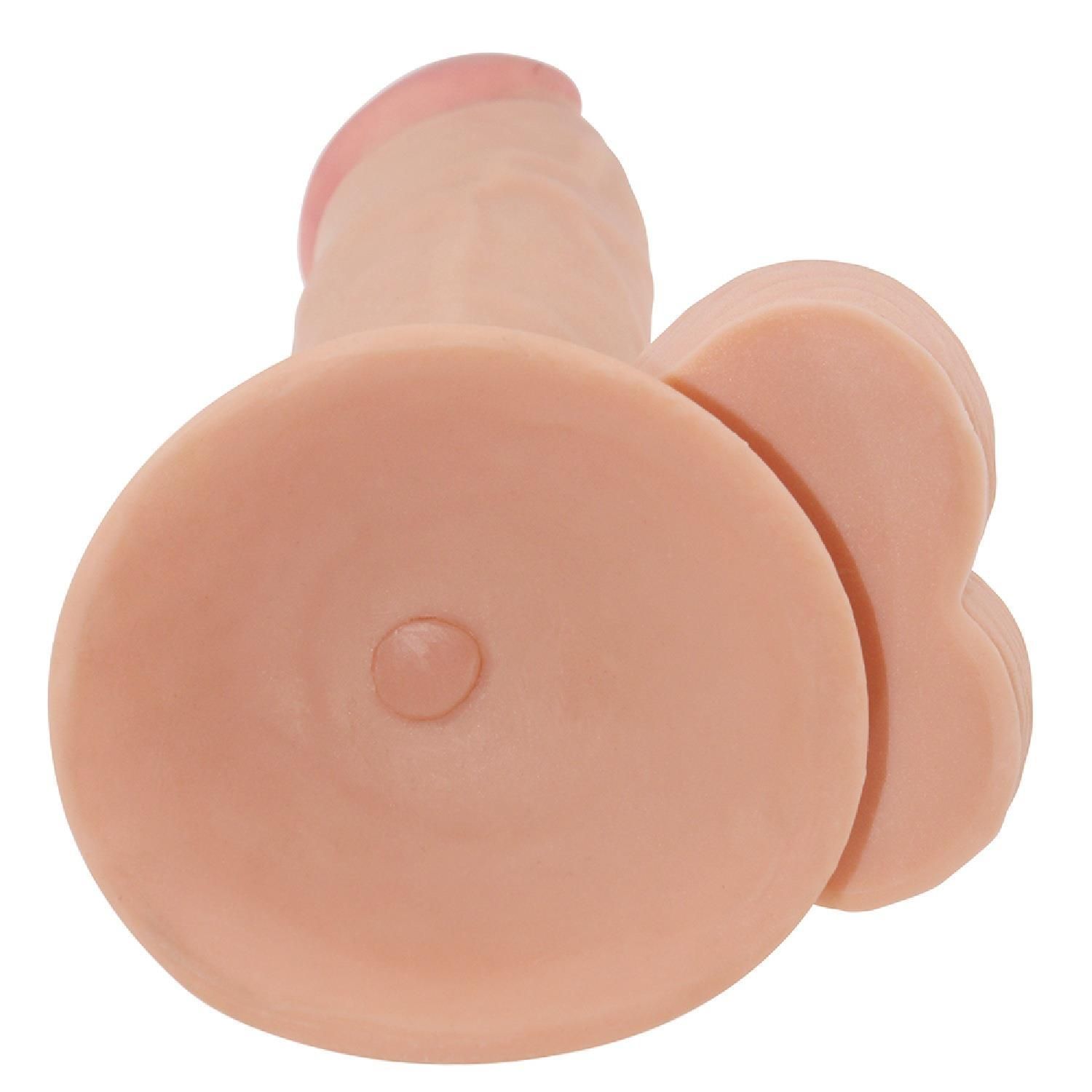 Фалоімітатор із присоскою LoveToy The Ultra Soft Dude Flesh, 22 см (тілесний)