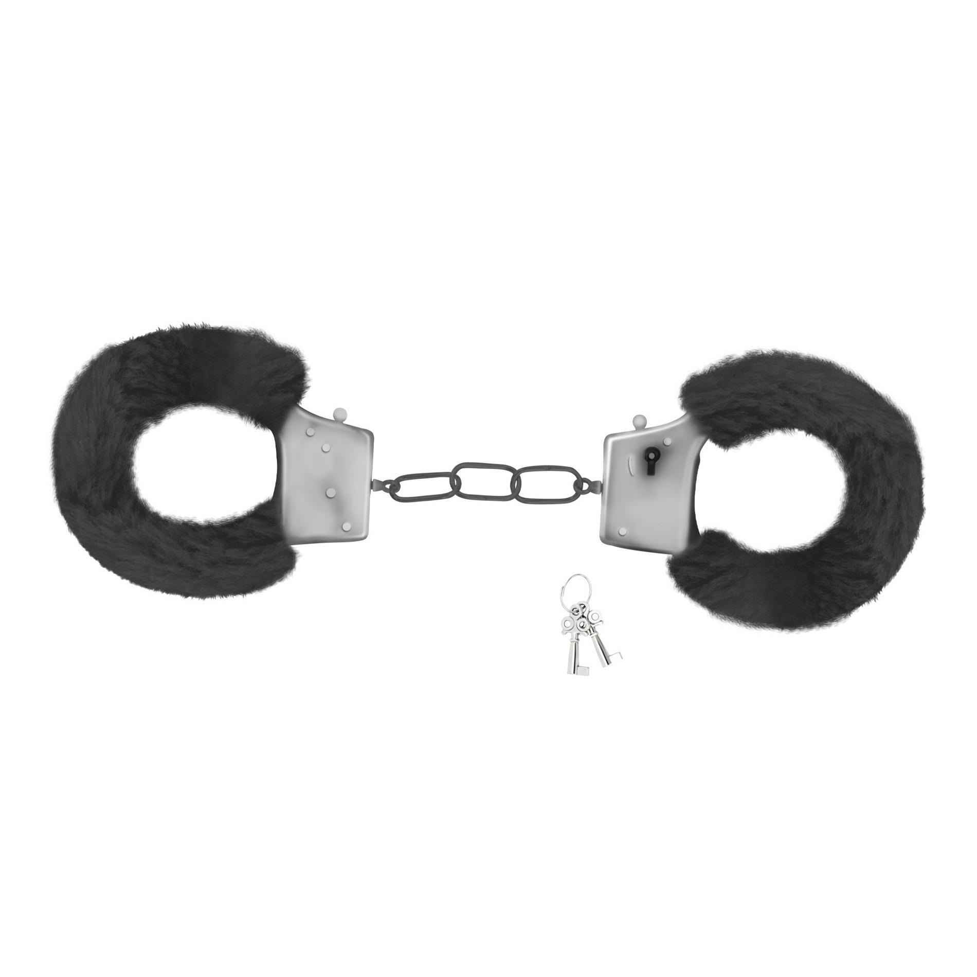 Наручники Crushious Love Cuffs Furry (черный)