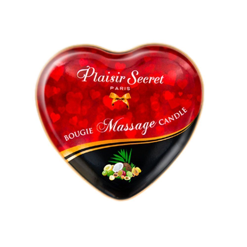 Масажна свічка Plaisir Secret екзотичні фрукти, 35 мл