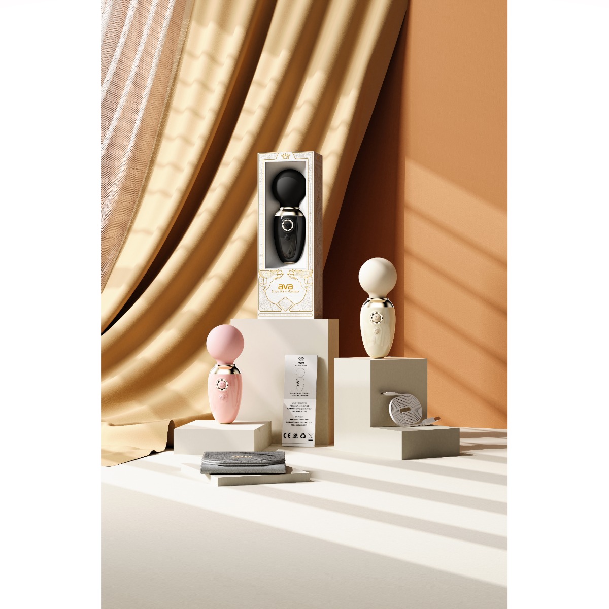 Wibrator łechtaczki Zalo Ava Ivory, 8,9 cm (różowy)