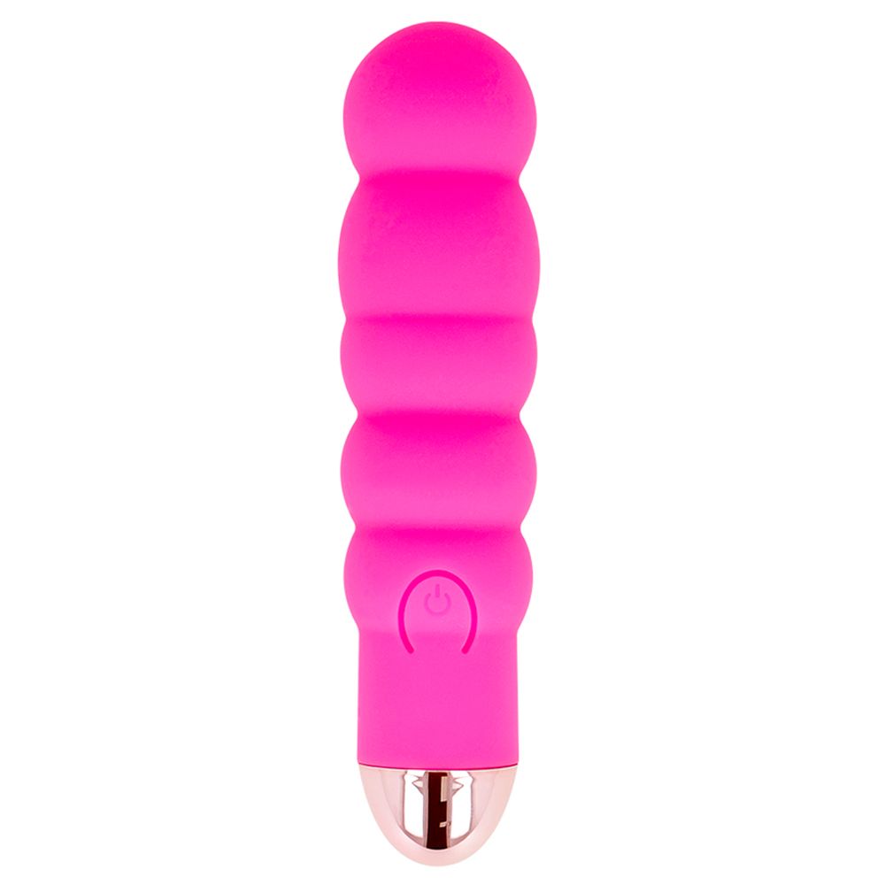 Вибратор DOLCE VITA Six Pink, 13 см (розовый)