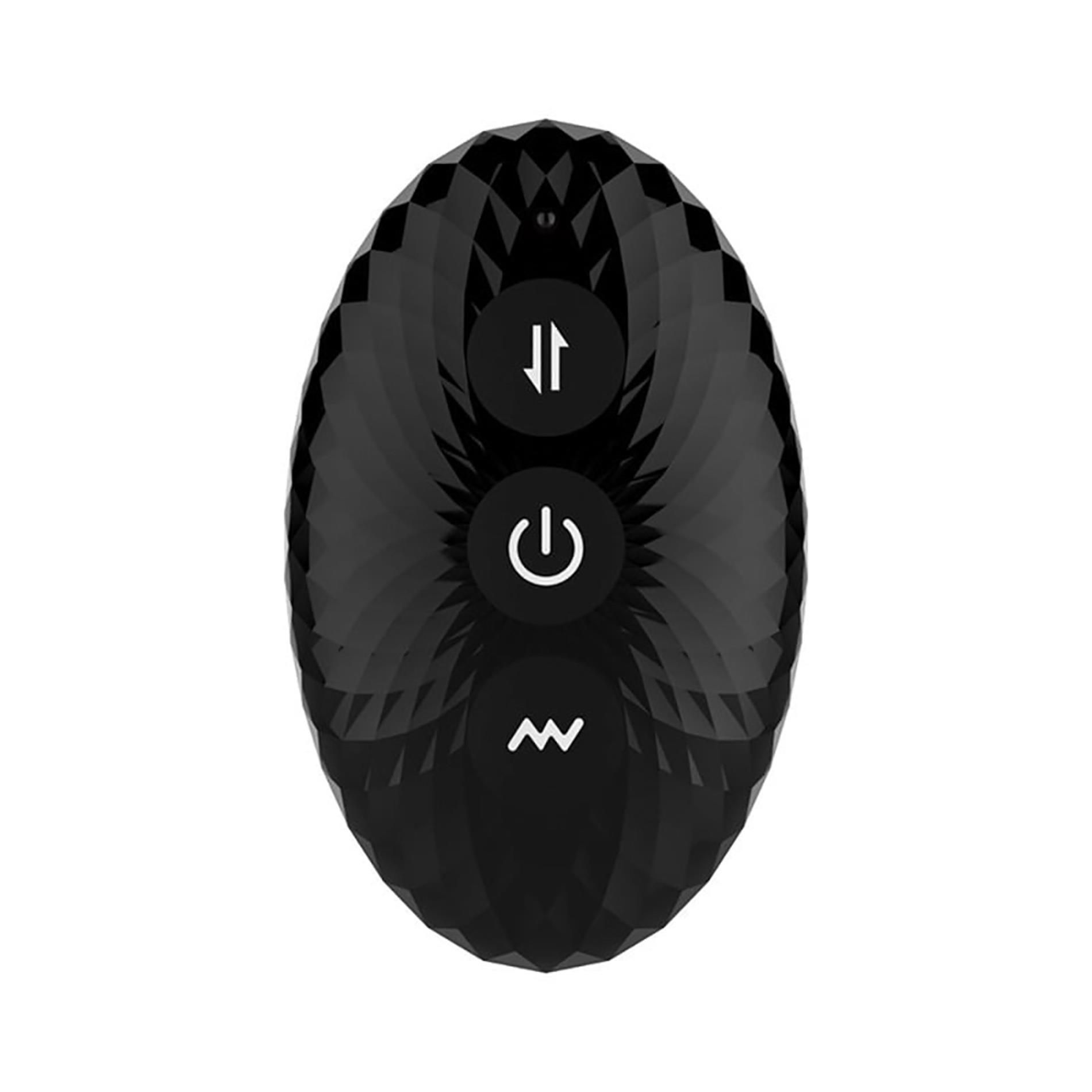 Стимулятор простаты Fantasy Hades Thrusting & Vibrating, 14 см (черный)