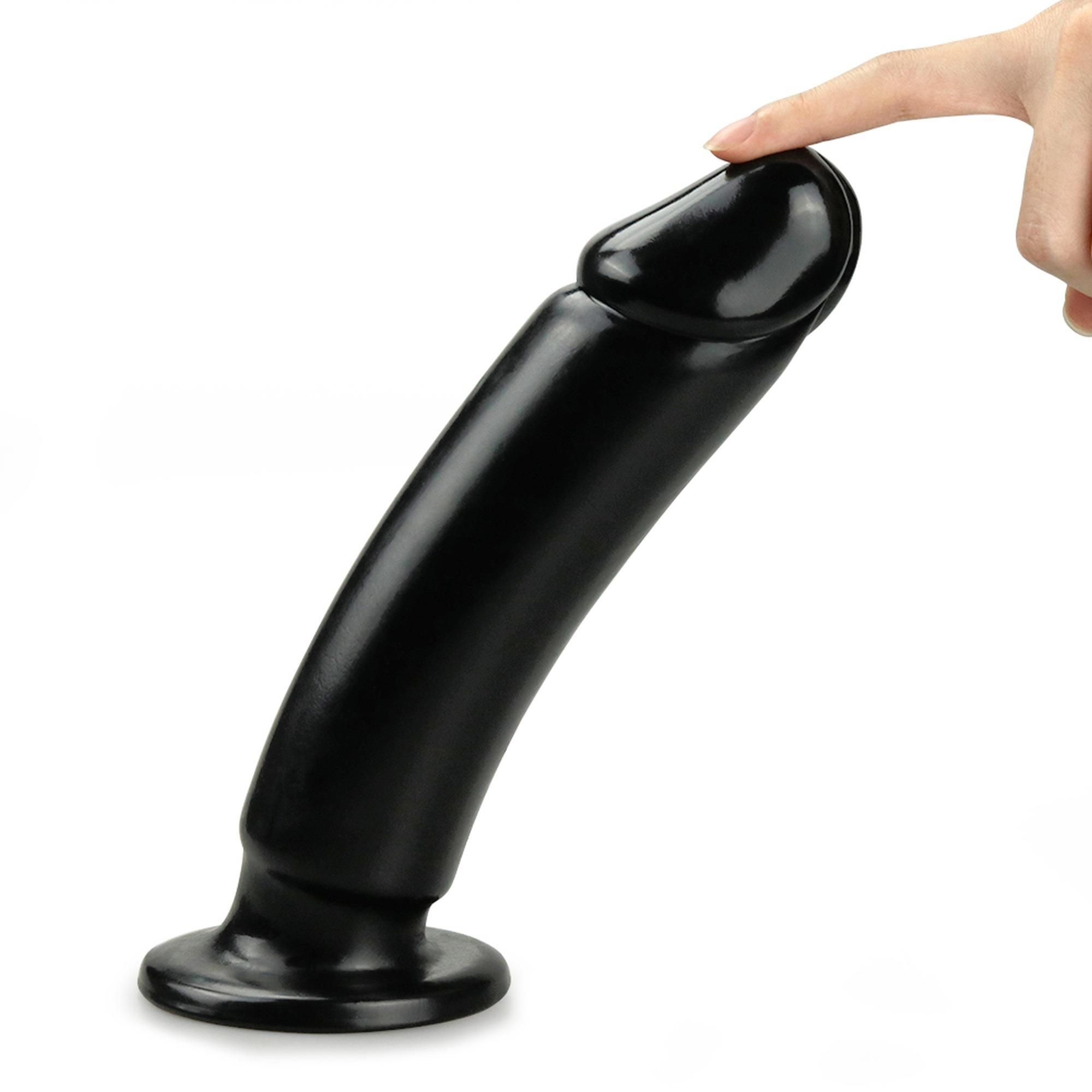 Велика анальна пробка LoveToy King-Sized, 23.5х5 см (чорний)