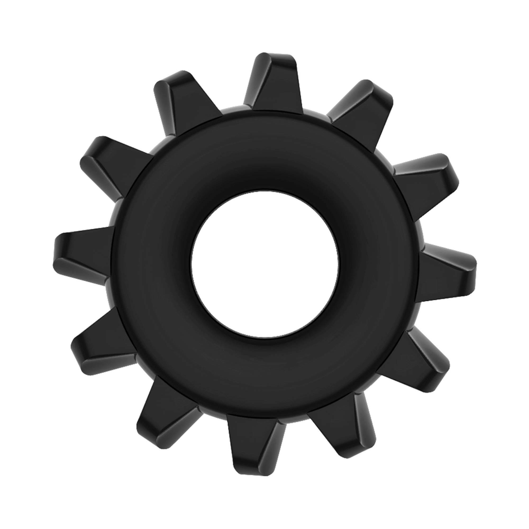 Эрекционное кольцо Power Plus Cock Ring Series, 4,5 см (черный)