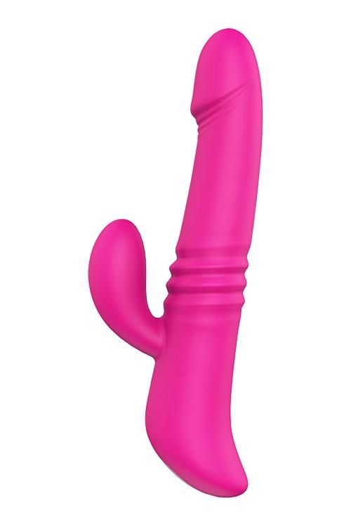 Вибратор-кролик Dream Toys Heating Thruster, 20 см (фуксия)