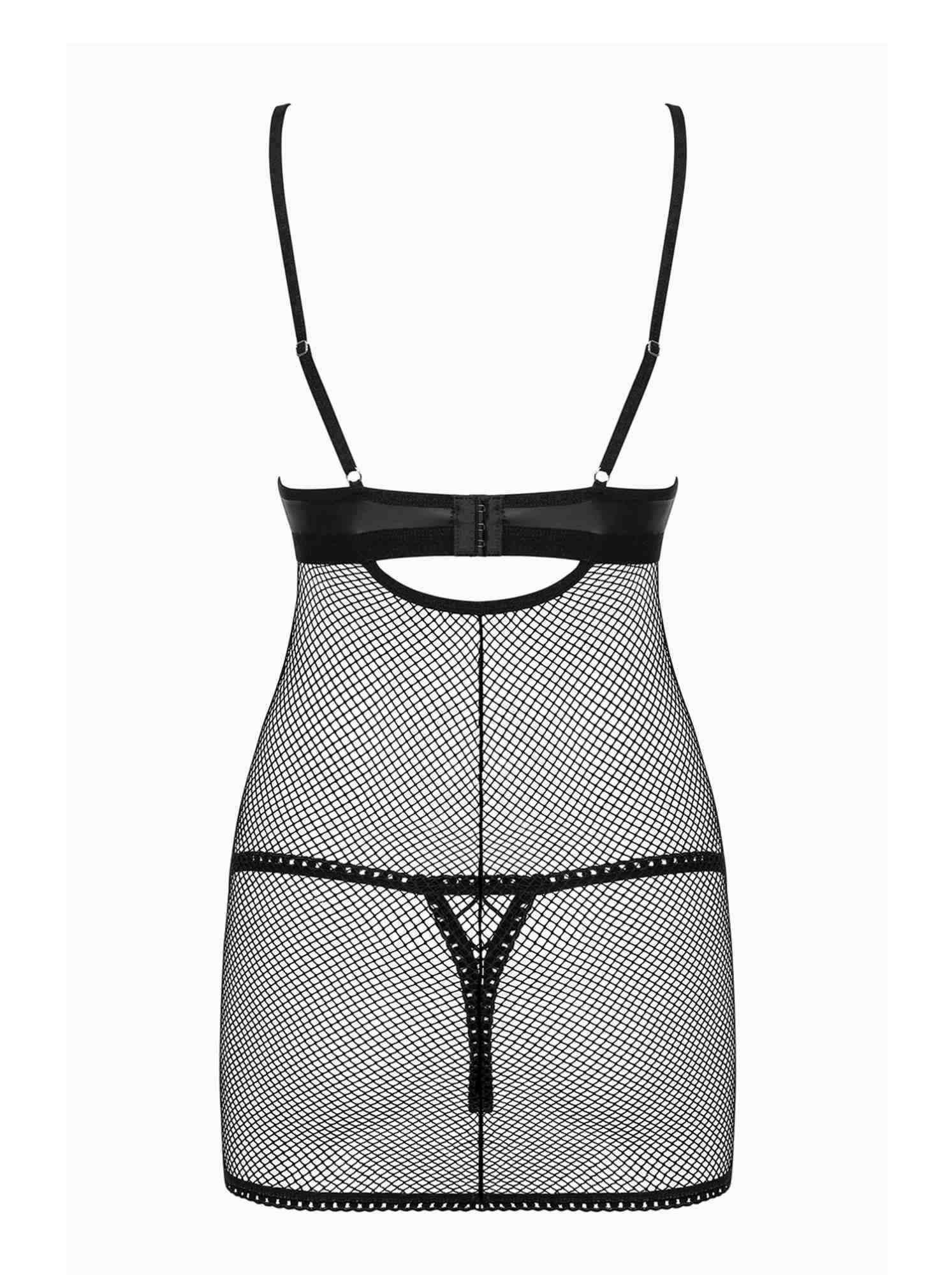 Сексуальный комплект Obsessive Rebella, L/XL (черный)