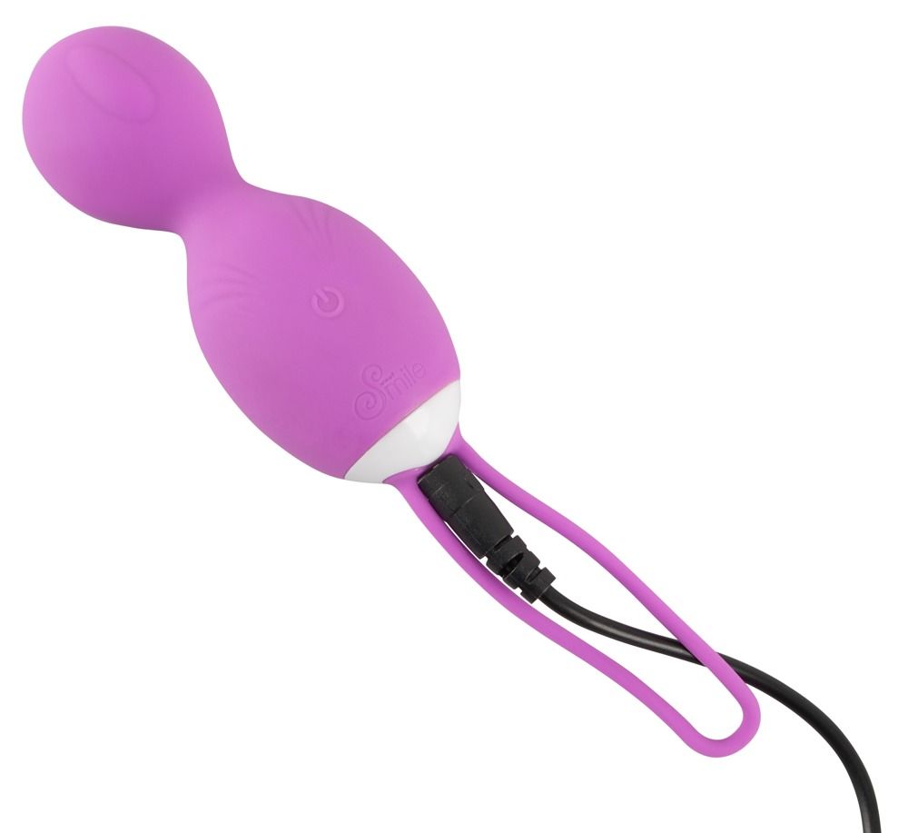 Вагинальные шарики Sweet Smile Remote Controlled Rotating Love Balls, 16 см (фиолетовый)
