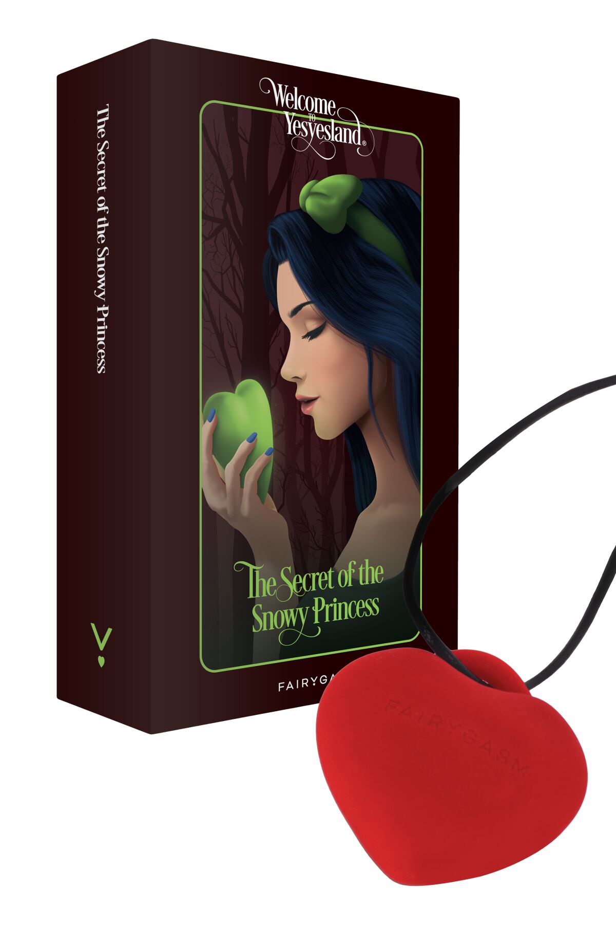 Вибратор для клитора FairyGasm PleasureStone, 5,5 см (красный)