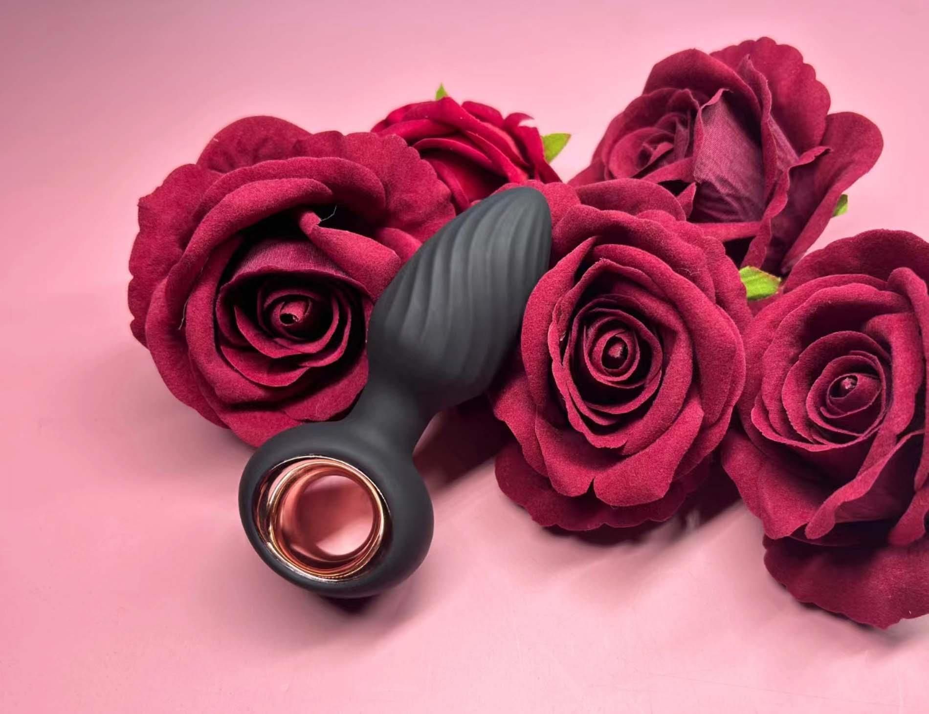 Korek analny B - Series Cute Aisi Rotating Plug, 10.9 cm (czarny)