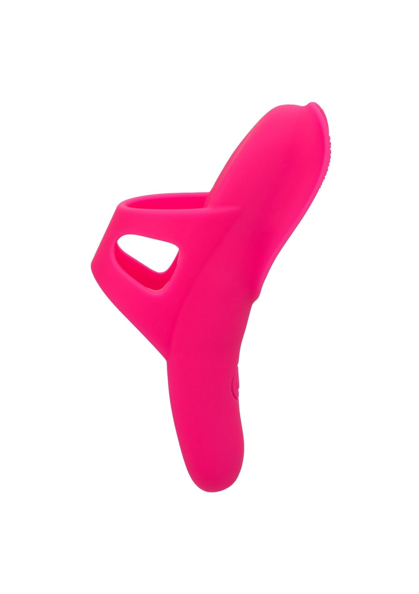 Вибратор на палец Neon Vibes The Pleasure Vibe, 9 см (розовый)