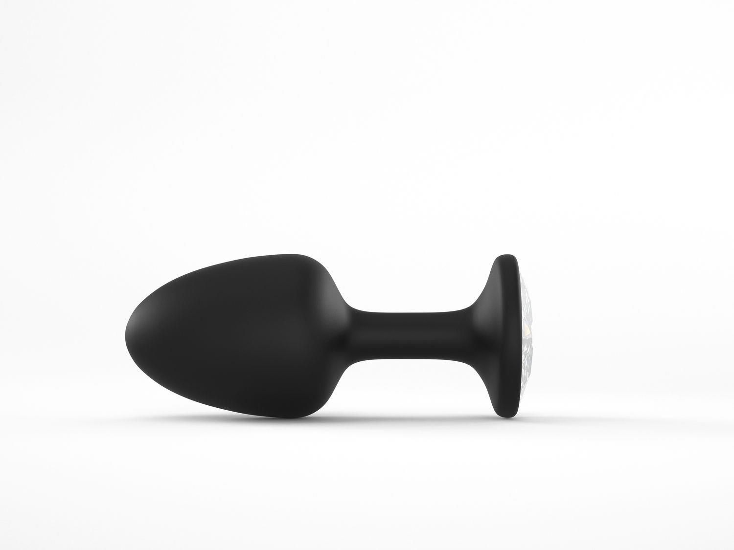 Korek analny z przesuniętym środkiem ciężkości Marc Dorcel, 9,5 cm (czarny)