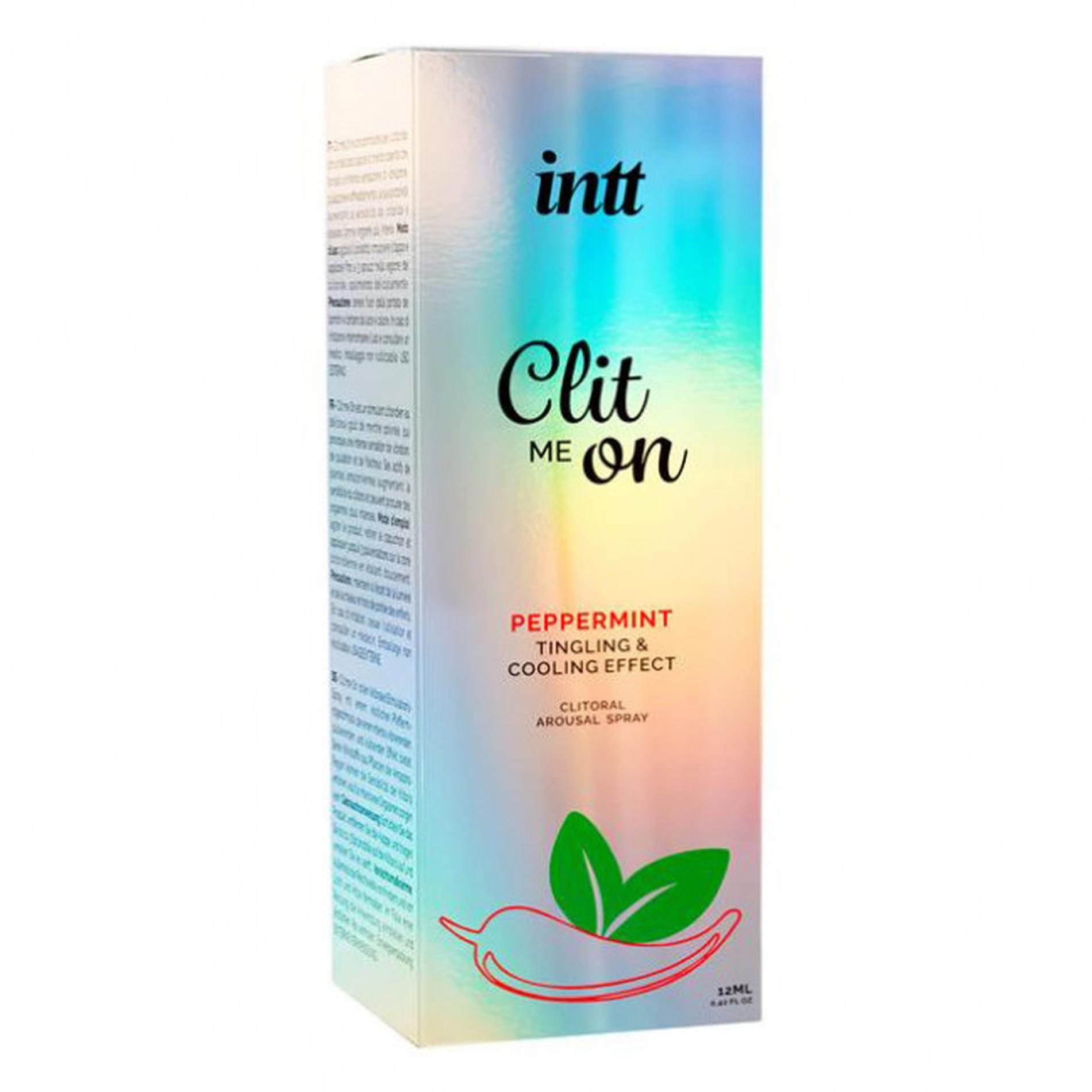 Возбуждающий спрей для клитора Intt Clit Me On мята, 12 мл
