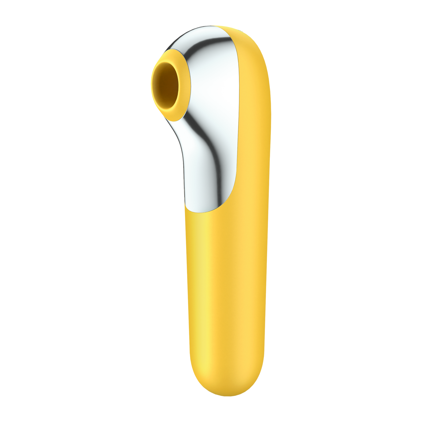 Вакуумный стимулятор клитора с вибрацией Satisfyer Dual Love (желтый)