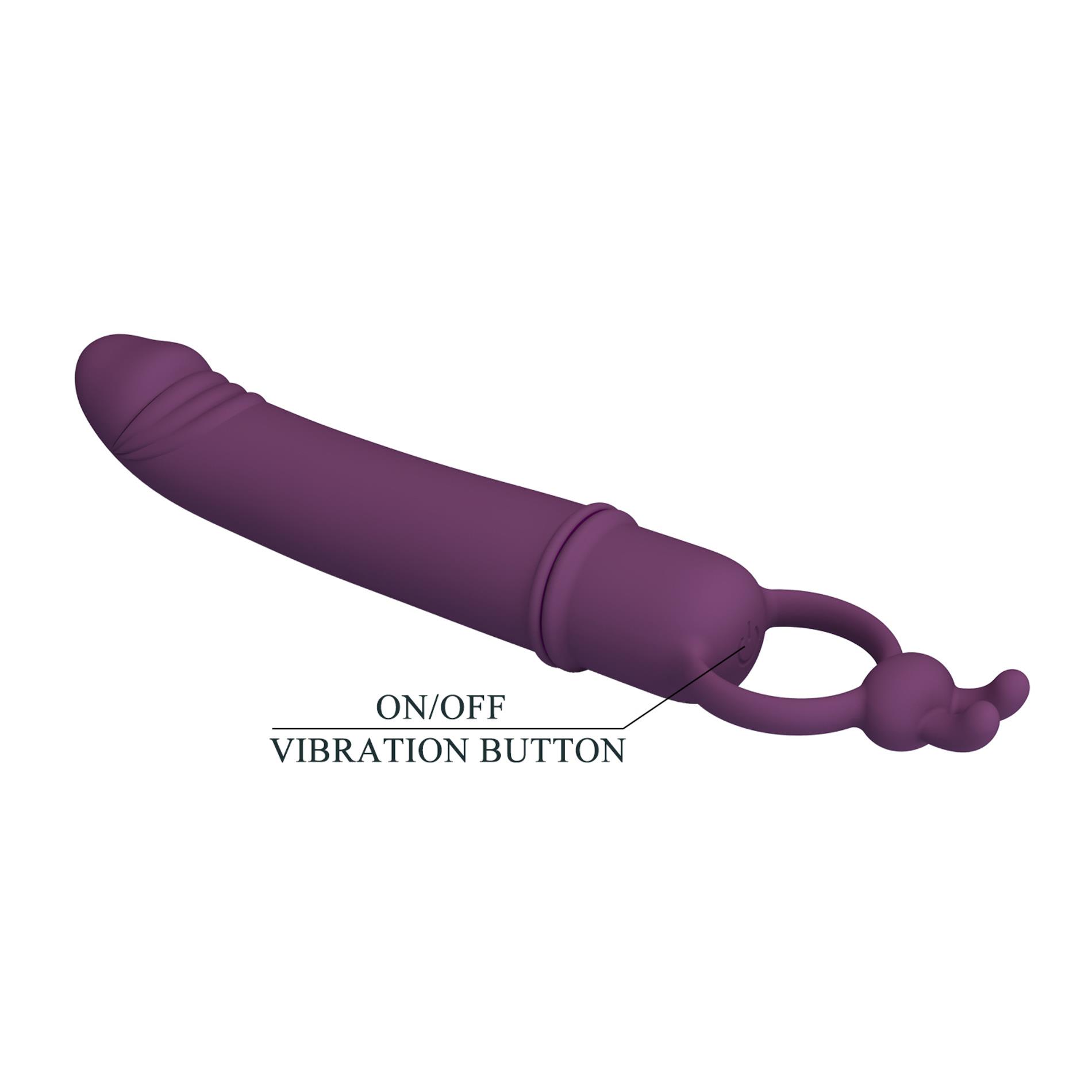 Вибратор Pretty Love Cora, 15.5 см (фиолетовый)