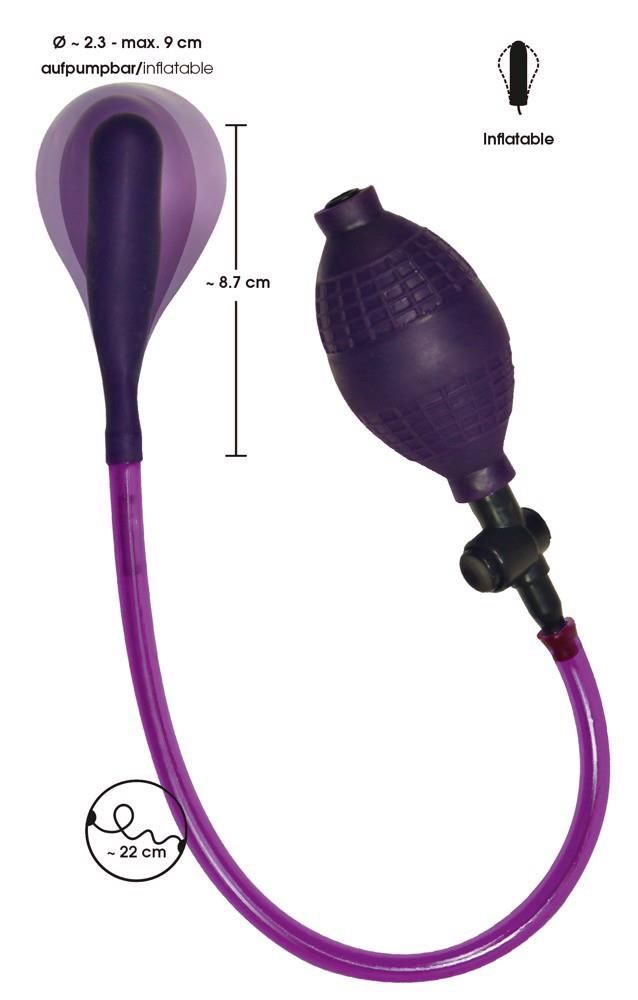Анальний розширювач Orion Bad Kitty Anal Balloon, 25,5 см (фіолетовий)