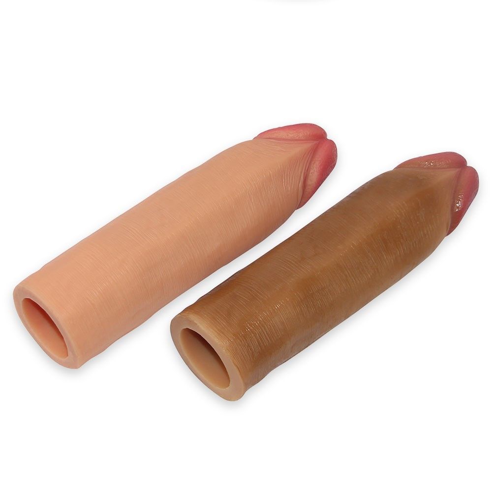 Насадка на пенис Add 1 Silicone Extender, 16.5 см (телесный)