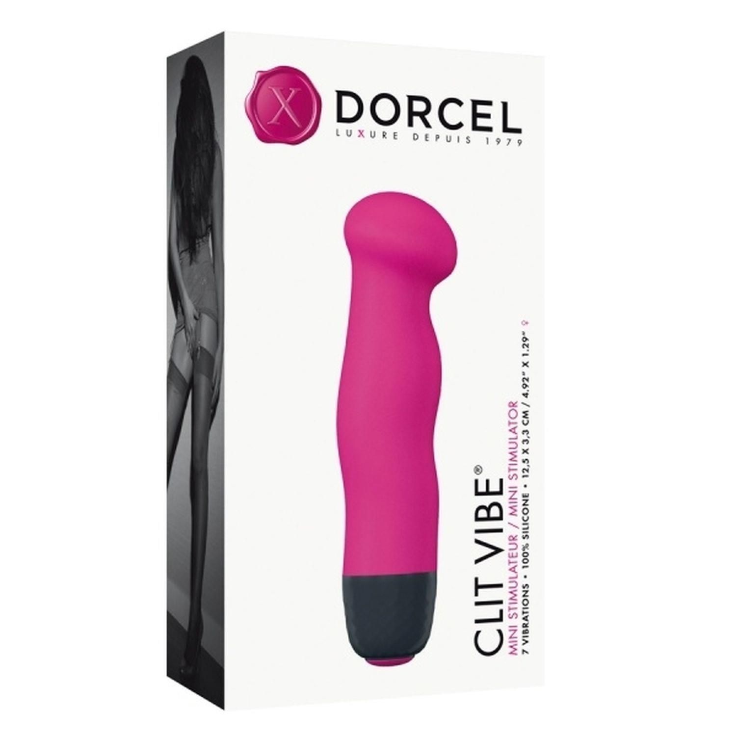Mini wibrator łechtaczki Dorcel Clit Vibe, 12 cm (różowy)