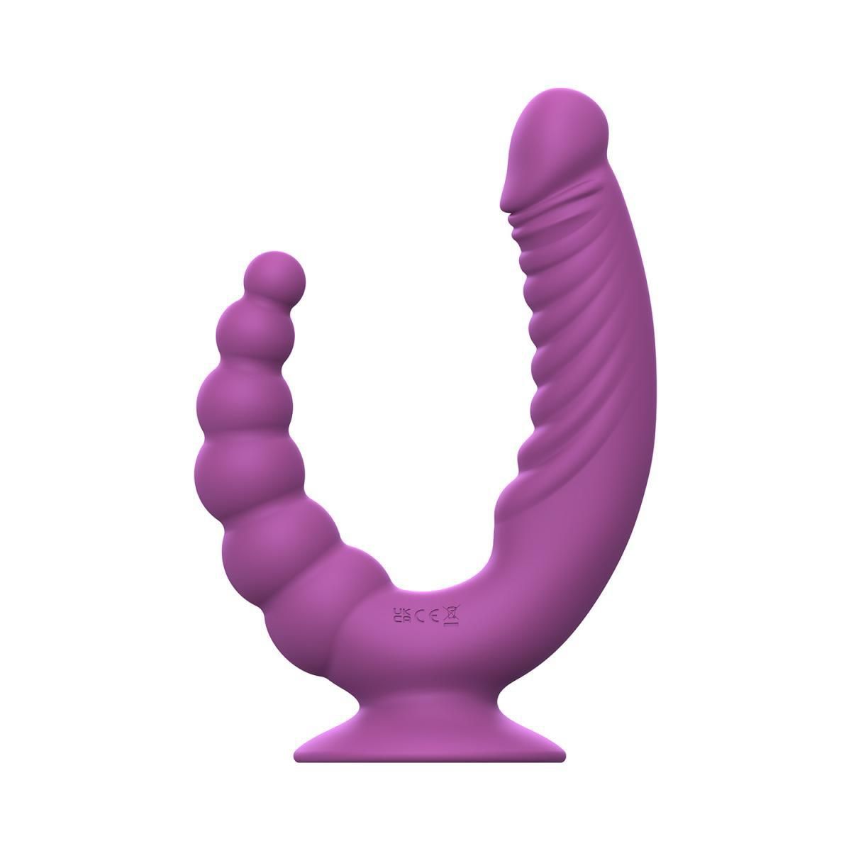 Двойной вибратор Teazers Double Vibrator, 12.5 см (фиолетовый)