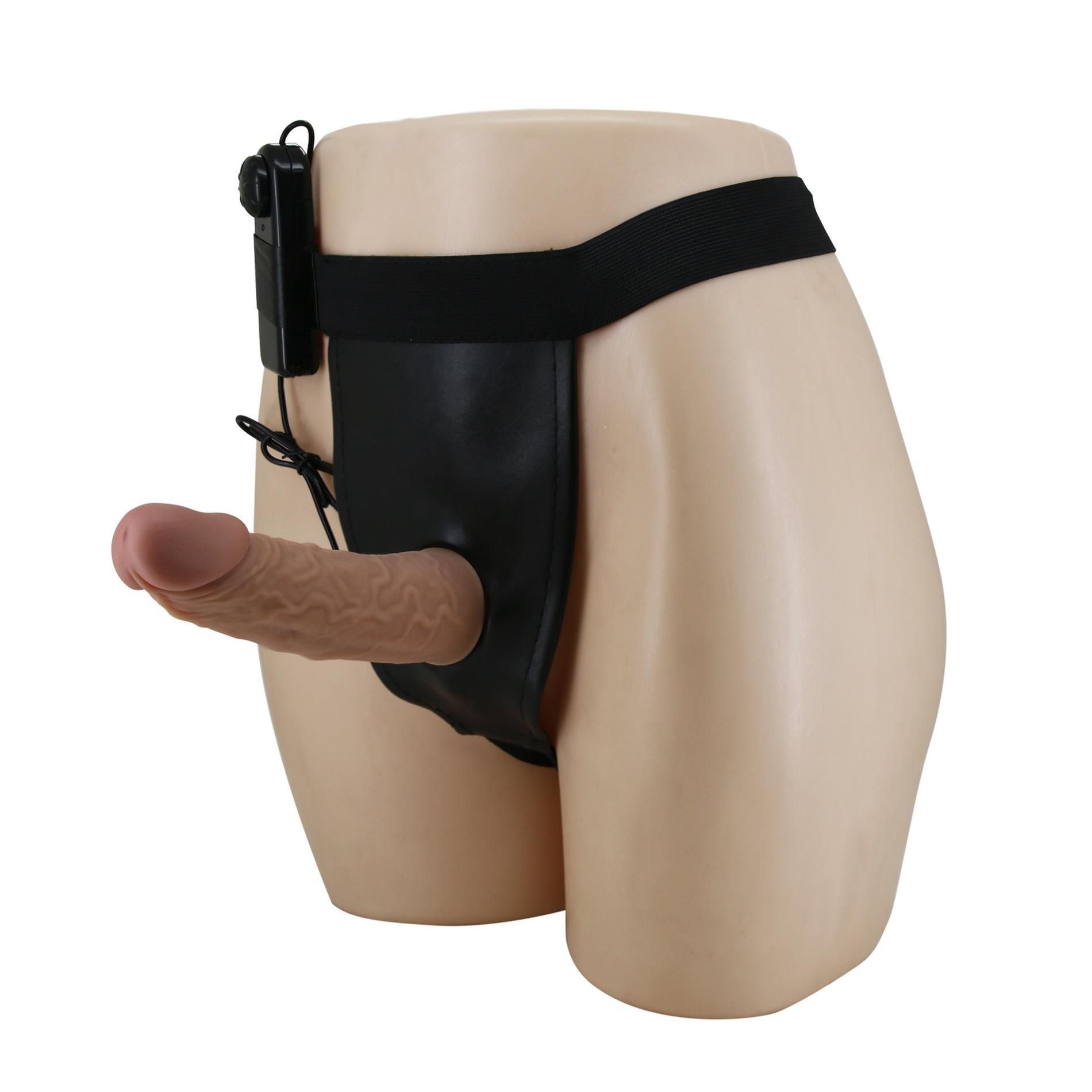 Страпон Pretty Love Harness Briefs Draven 6,8'', 17.5 см (телесный)