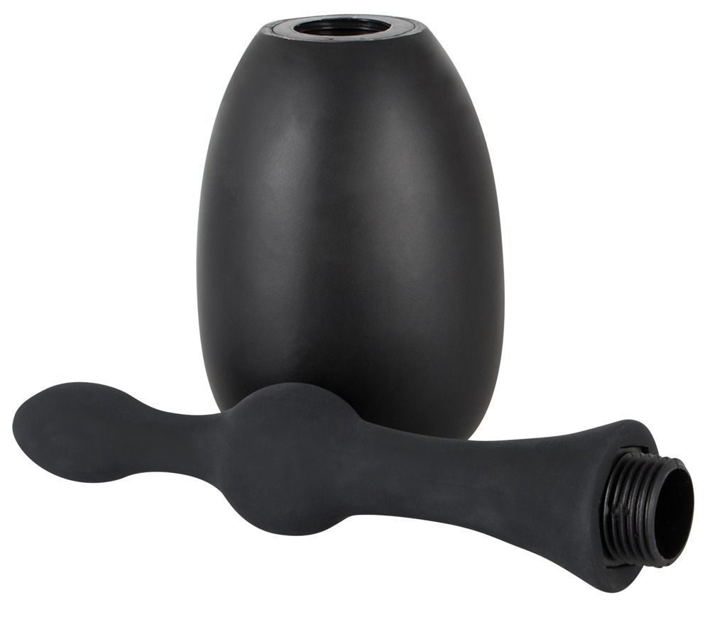 Анальний душ Black Velvets Douche Small, 14 см (черный)