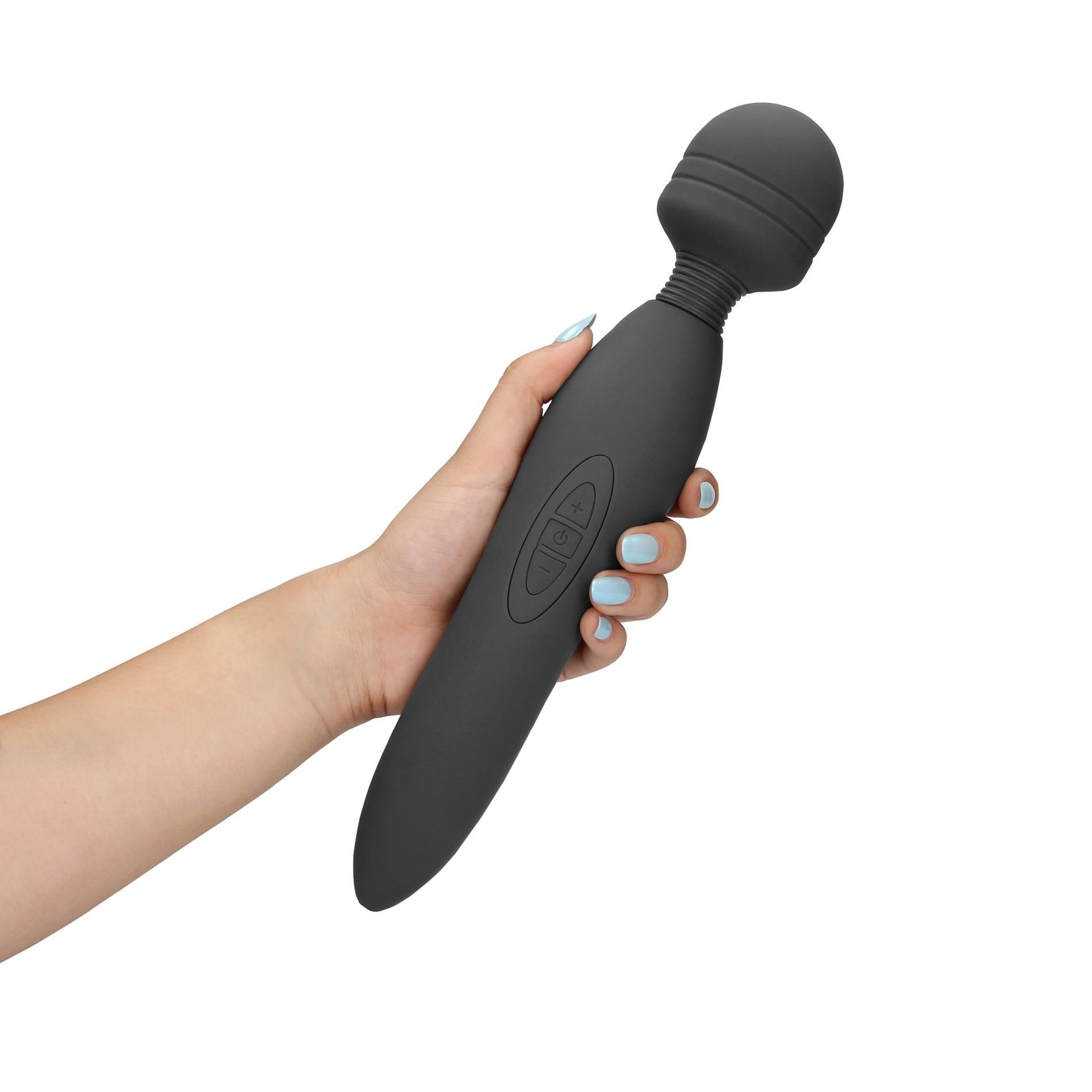 Вибромассажер Loveline Powerful Wand, 30.5 см (черный)