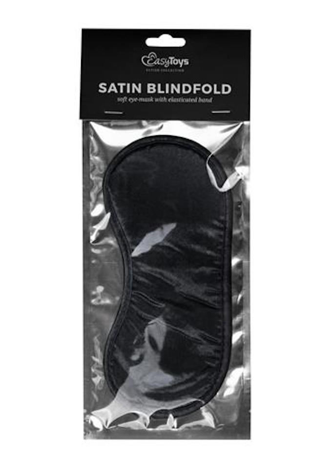 Маска на глаза EasyToys Satin Eye Mask (черный)