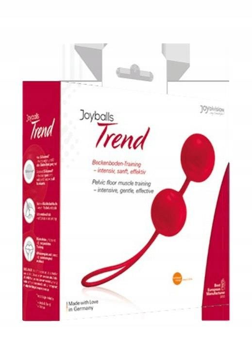 Вагинальные шарики Joy Division Joyballs Trend, 18 см (красный)
