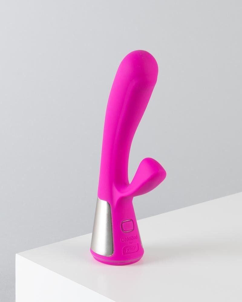 Вибратор-кролик Ohmibod Fuse for Kiiroo, 18 см (розовый)